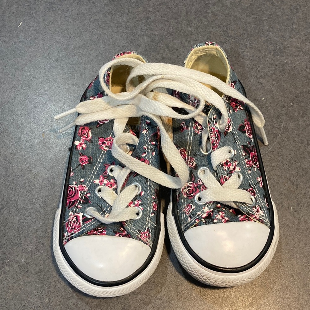 Converse Girls Floral Shoes